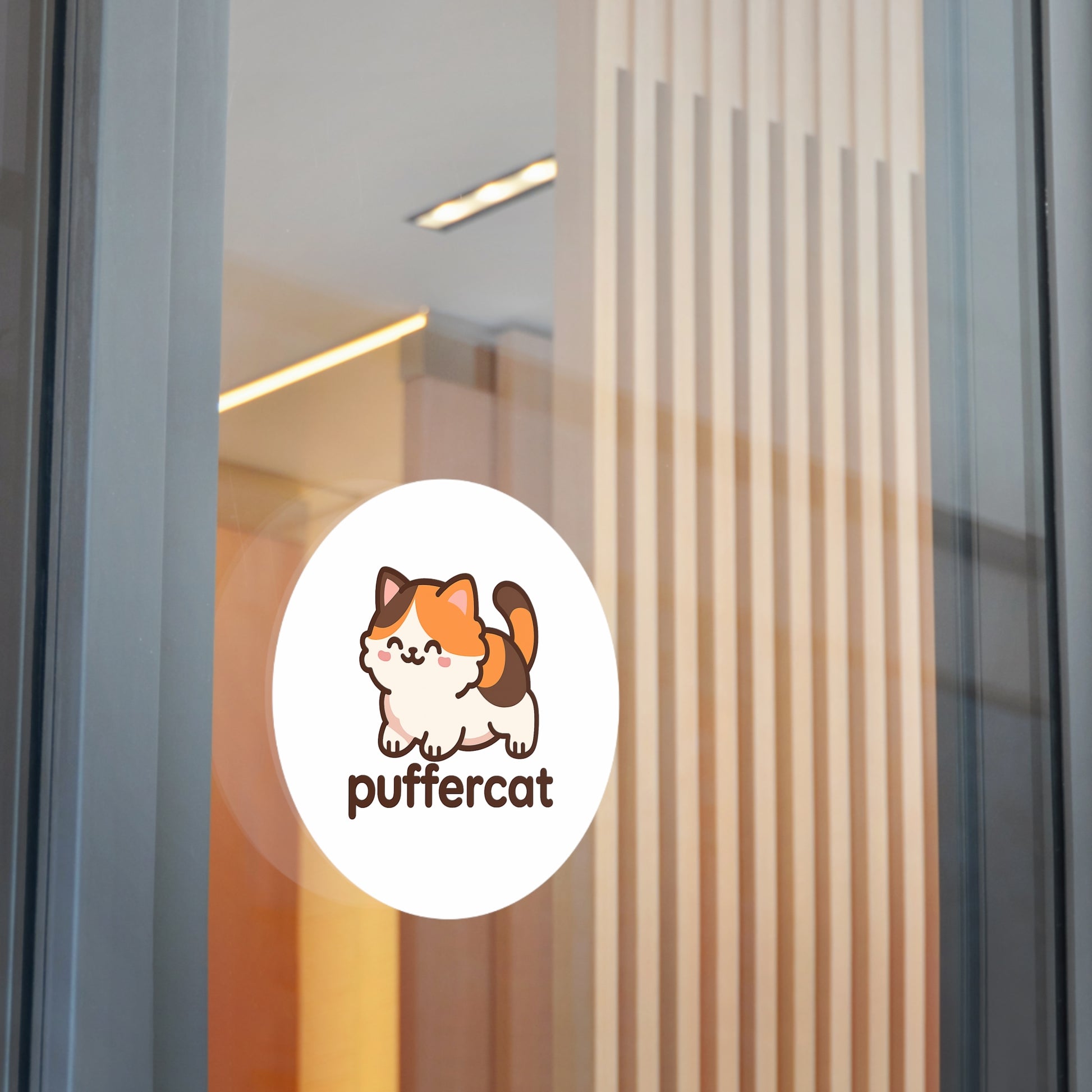 Puffercat Vinyl Sticker