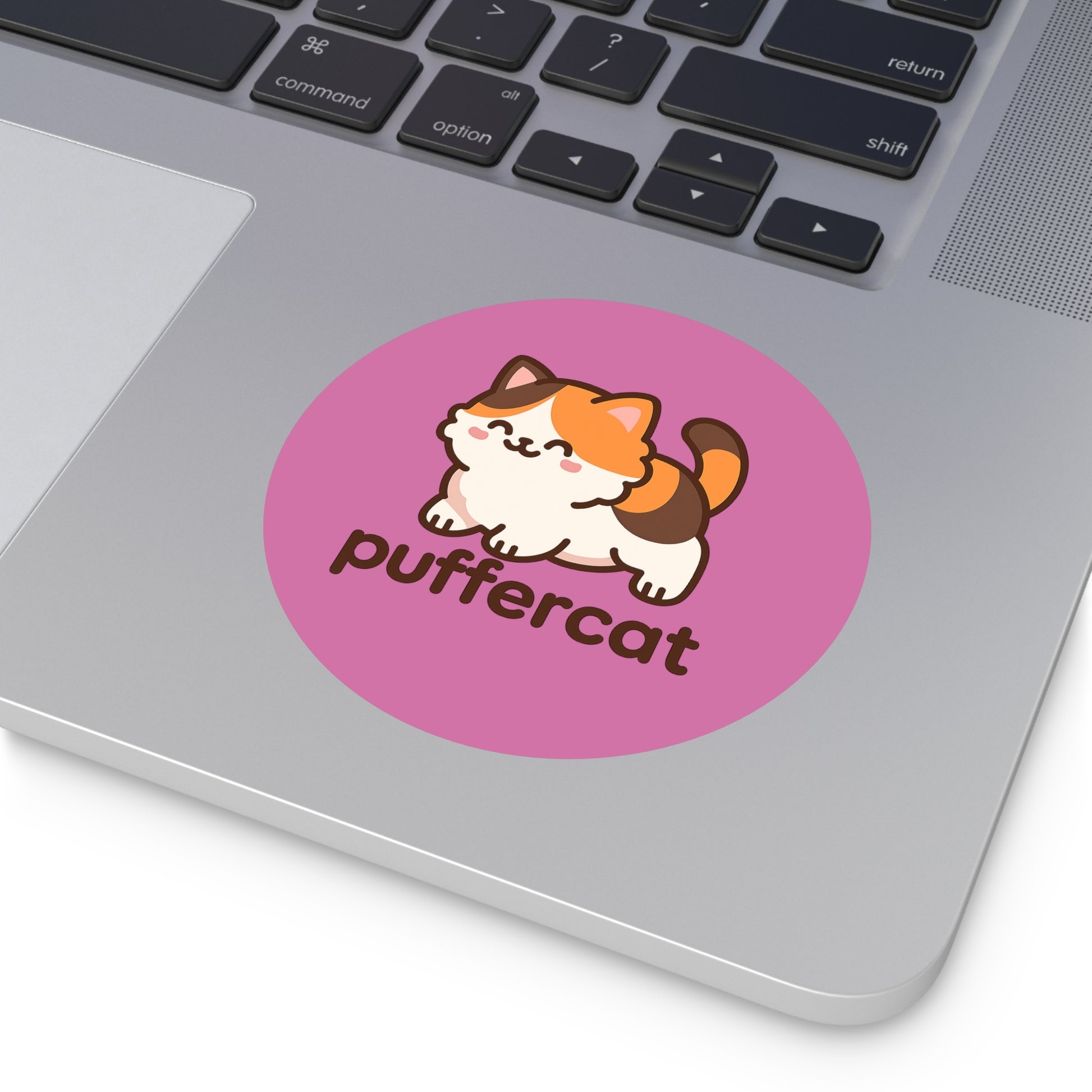 Cute Puffercat Vinyl Stickers