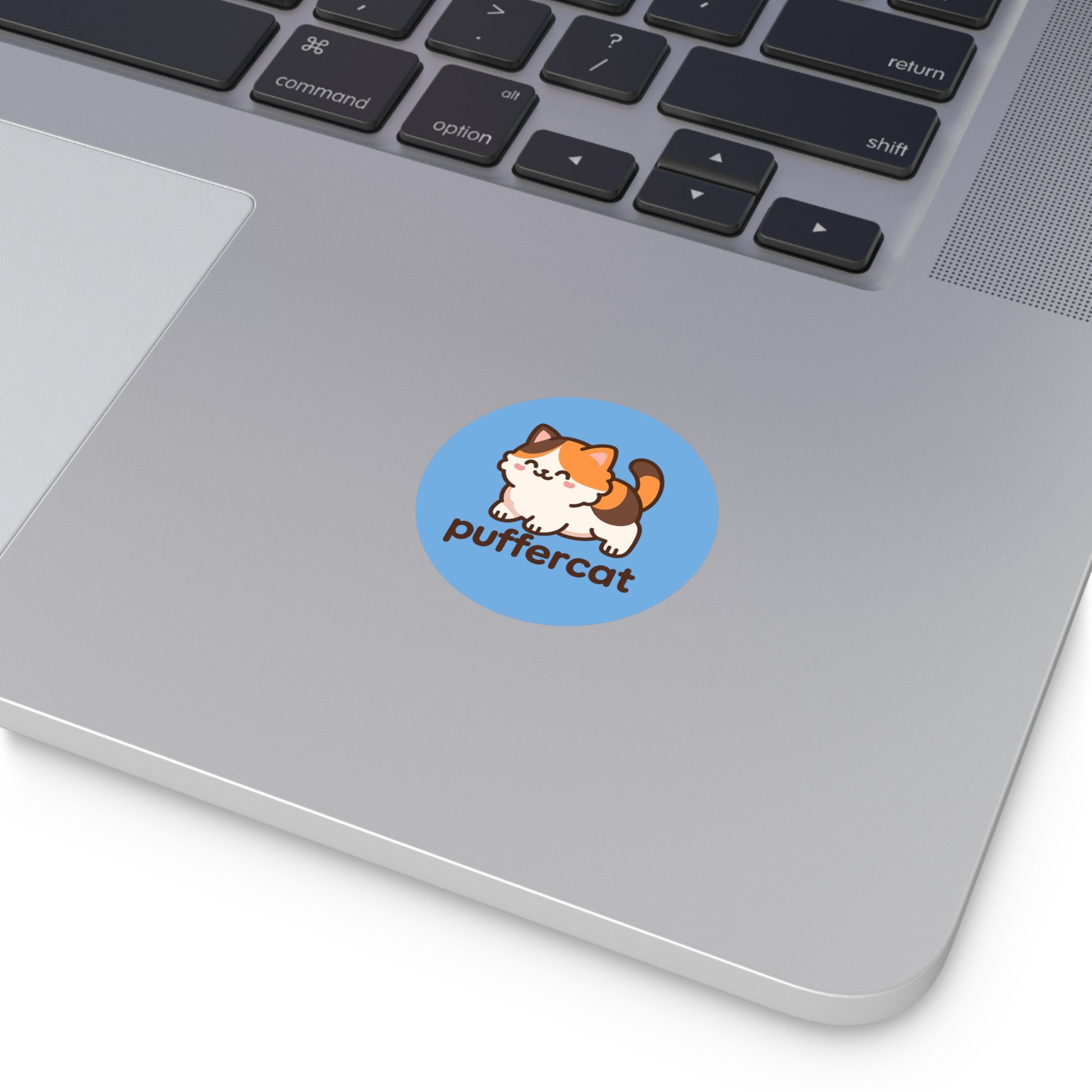 Cute Puffercat Vinyl Stickers