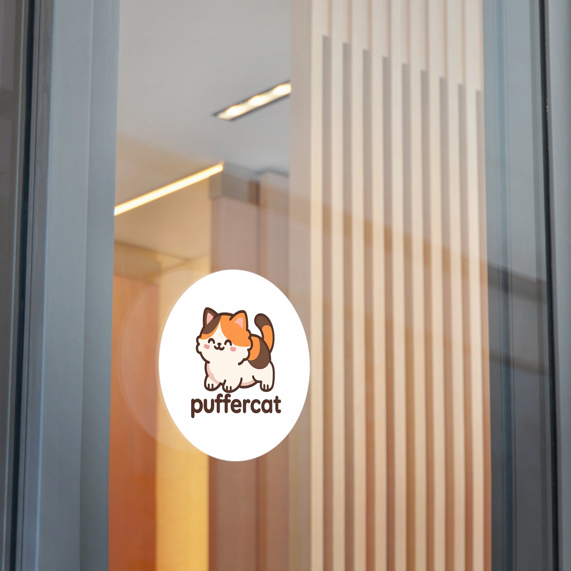 Puffercat Vinyl Sticker