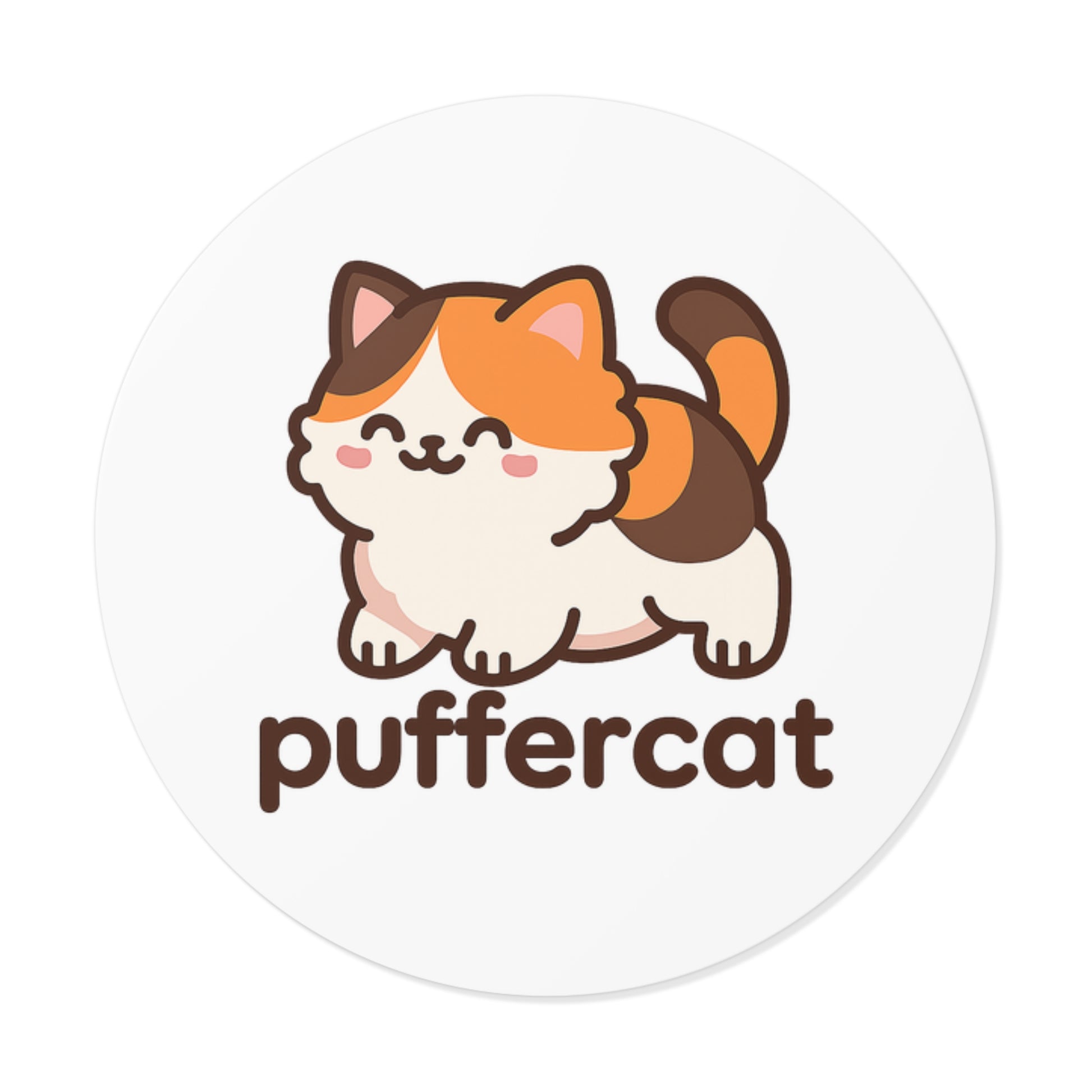 Puffercat Vinyl Sticker