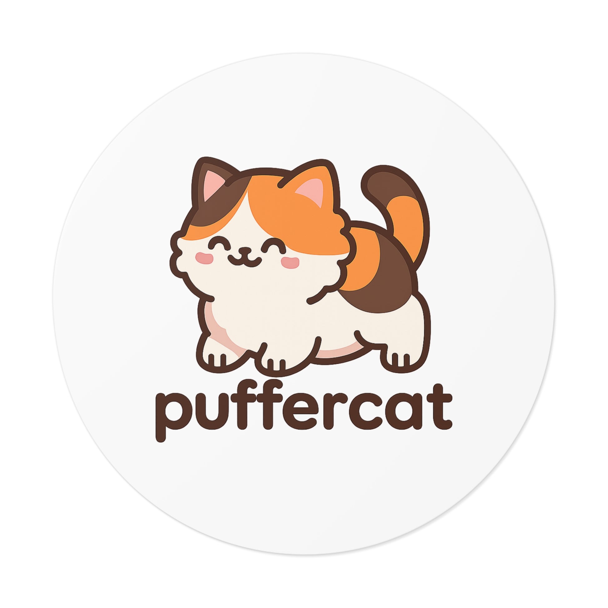 Puffercat Vinyl Sticker