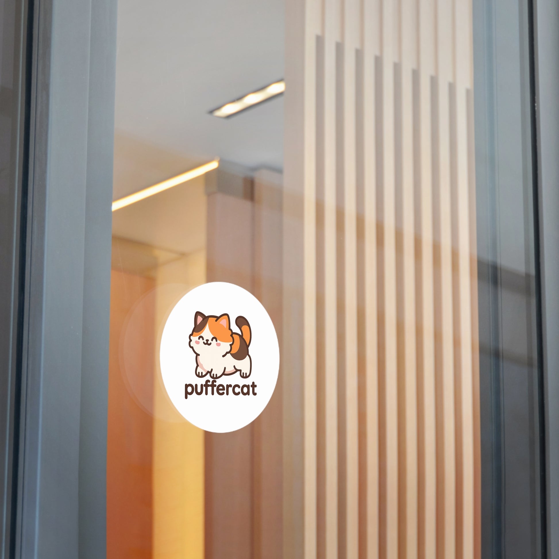 Puffercat Vinyl Sticker