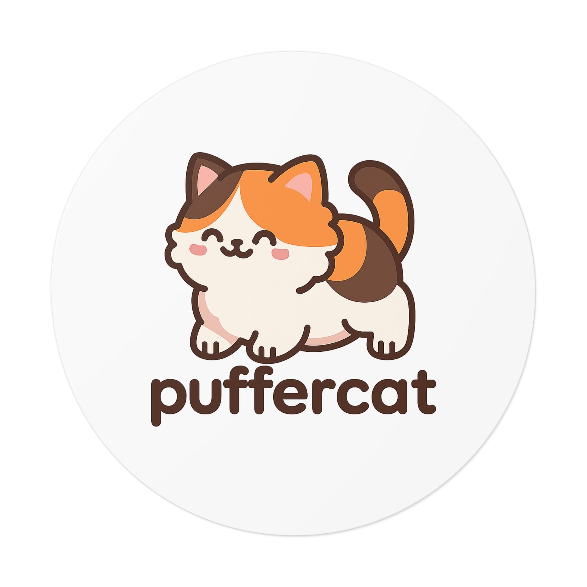 Puffercat Vinyl Sticker