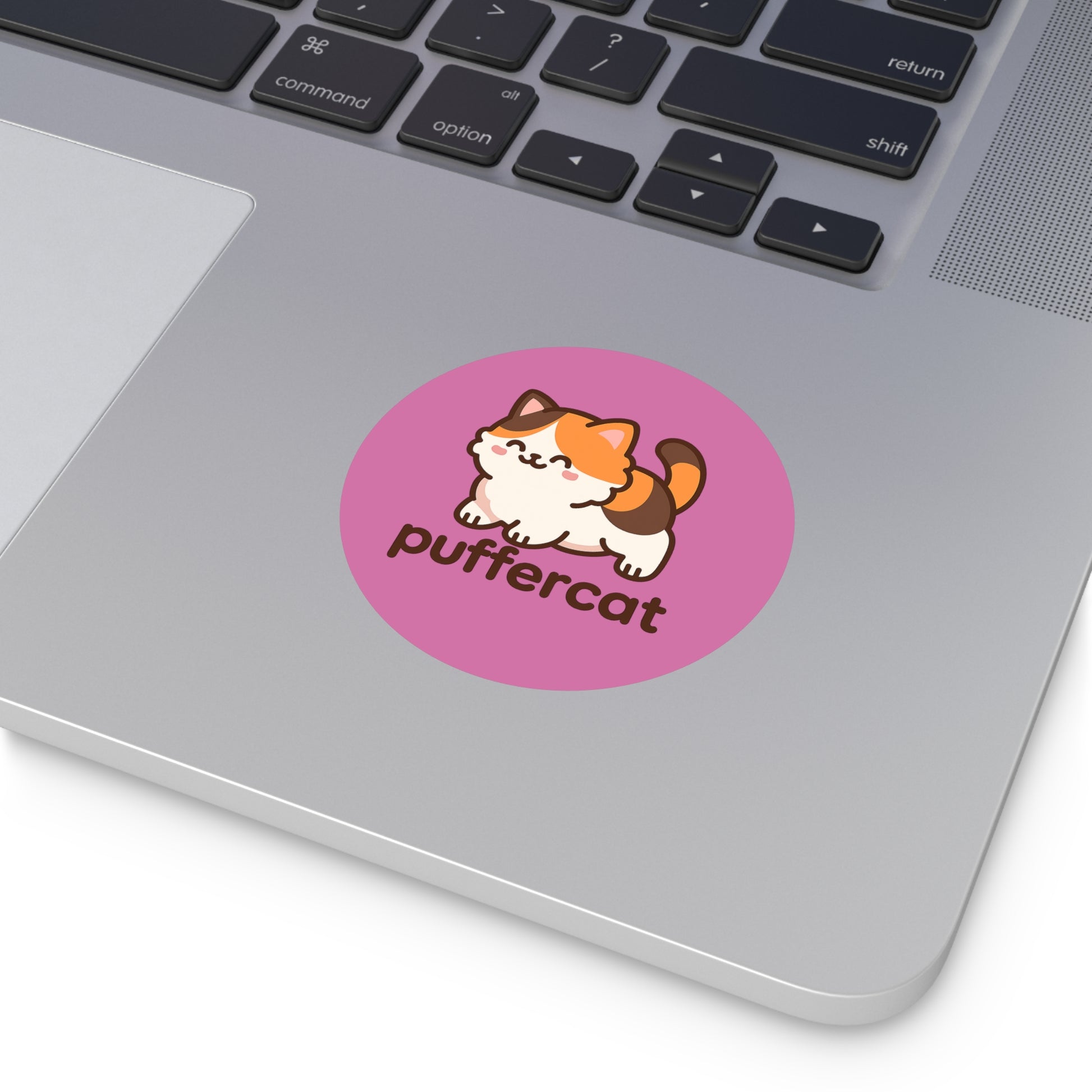 Cute Puffercat Vinyl Stickers